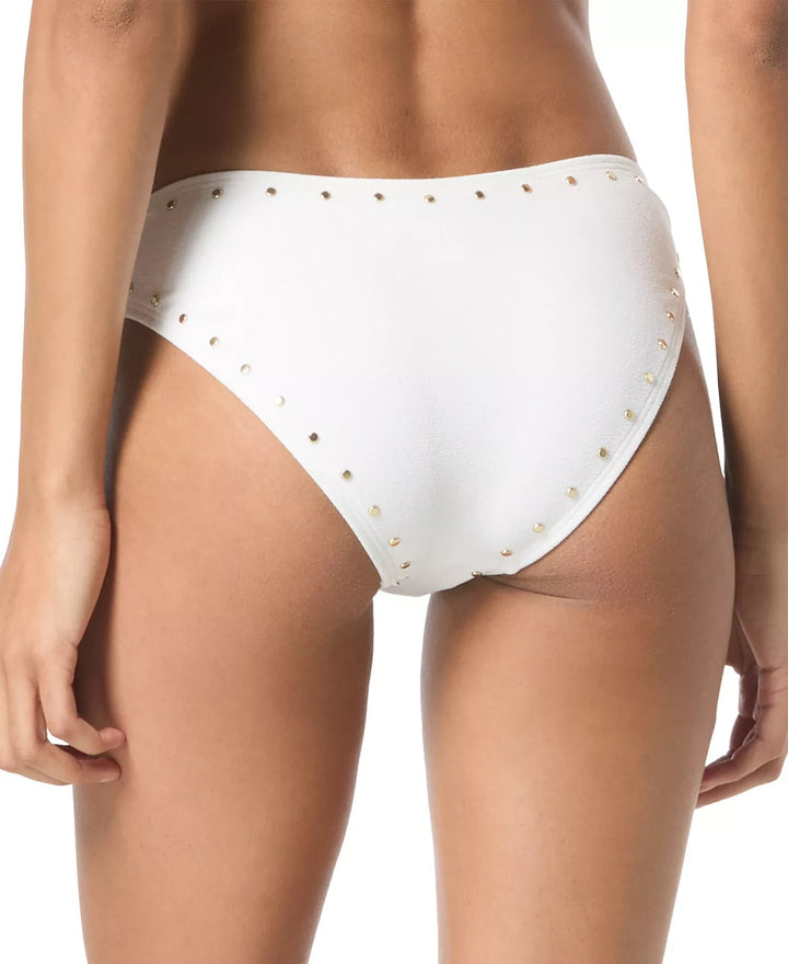 MICHAEL Michael Kors Crepe Side-Ring Studded Bottoms MSRP $86