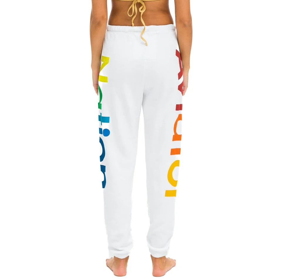 Aviator Nation Logo Printed Sweatpants MSRP $148