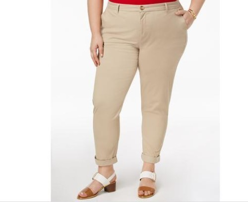 Tommy Hilfiger TH Flex Plus Size Hampton Chino Pants MSRP $84.50