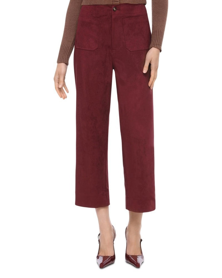Bagatelle Faux Suede Wide Leg Pants MSRP $119