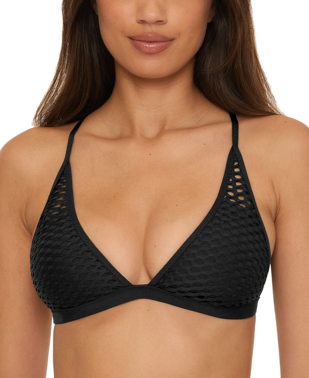 Becca Castaway Fishnet Bikini Top MSRP $78