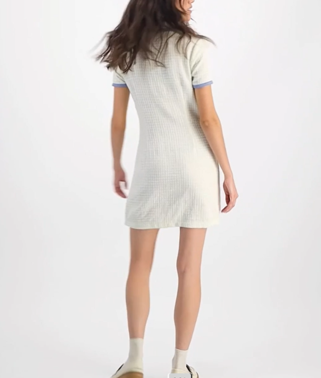City Studios Juniors' Collared Button-Front Dress MSRP $59