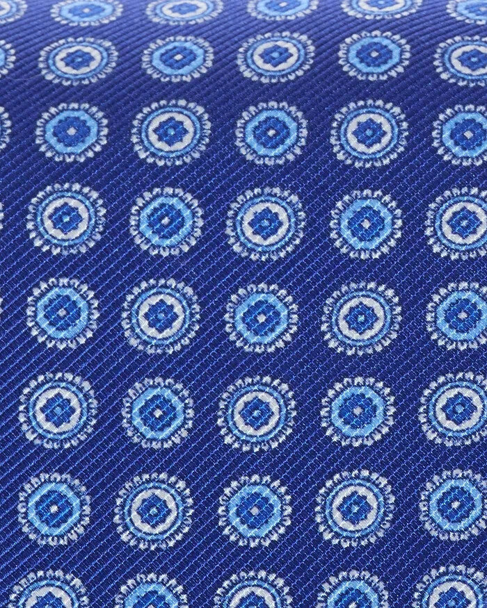David Donahue Circle Medallion Silk Classic Tie MSRP $135