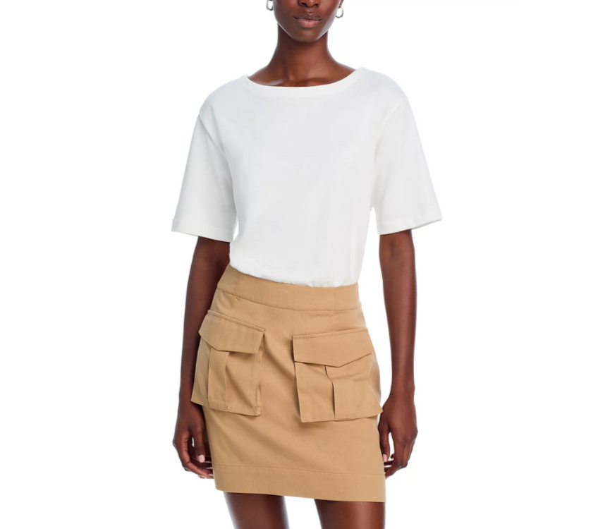 Veronica Beard Elowyn Mixed Media Dress MSRP $398