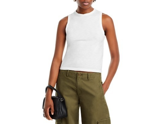Rag & Bone Sadie Cotton Muscle Tee MSRP $98