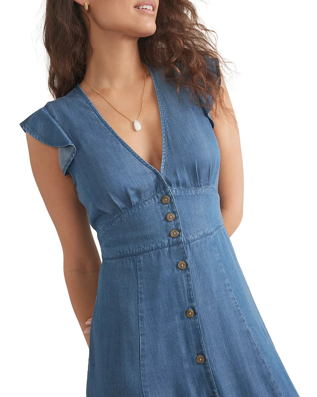 Marine Layer Camila Midi Dress MSRP $148