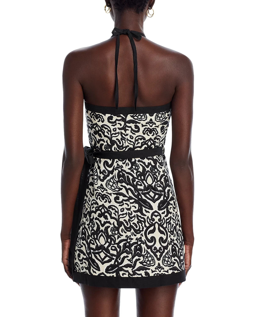 FRENCH CONNECTION Cristyn Birdie Halter Dress MSRP $128
