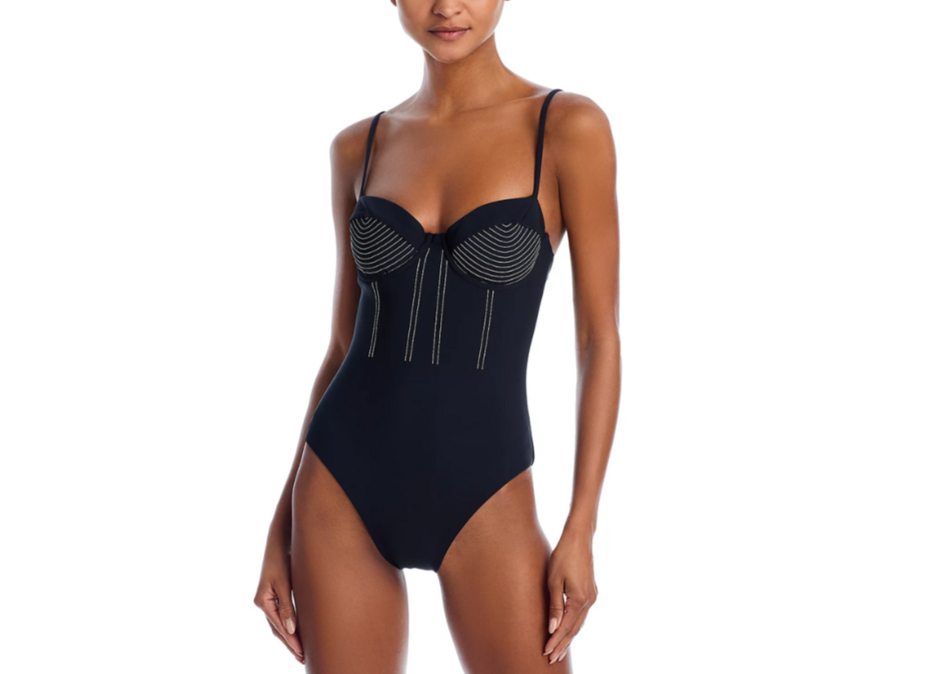 SIMKHAI Beatrix Bustier One Piece Swimsuit MSRP $275