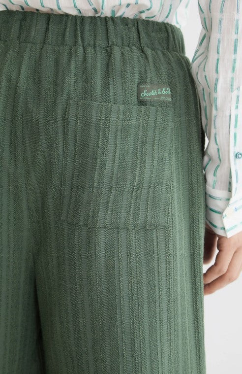 Scotch & Soda Regular Fit Tonal Striped Bermuda Shorts MSRP $118