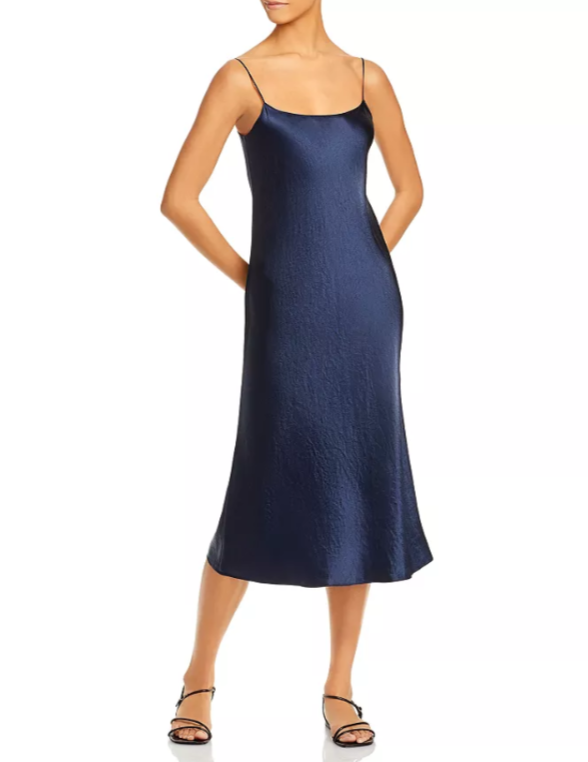 Vince Satin Slip Dress MSRP $328 Size M # 1B 2710 New