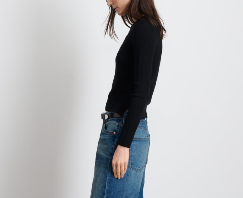 ALEX MILL Ava Crewneck Sweater MSRP $155