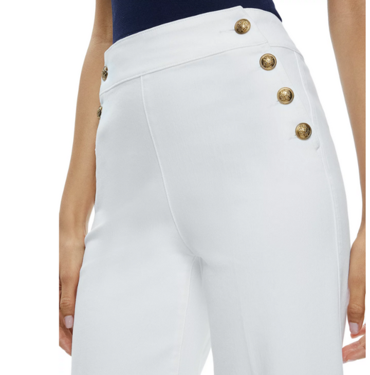 Alice and Olivia Narin High Rise Wide Leg Jeans MSRP $330