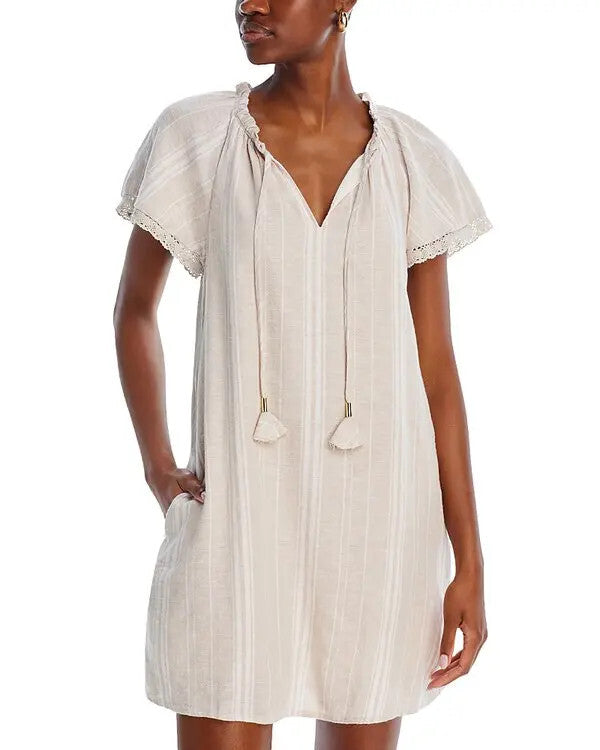 Cupio Split Neck Mini Dress MSRP $109