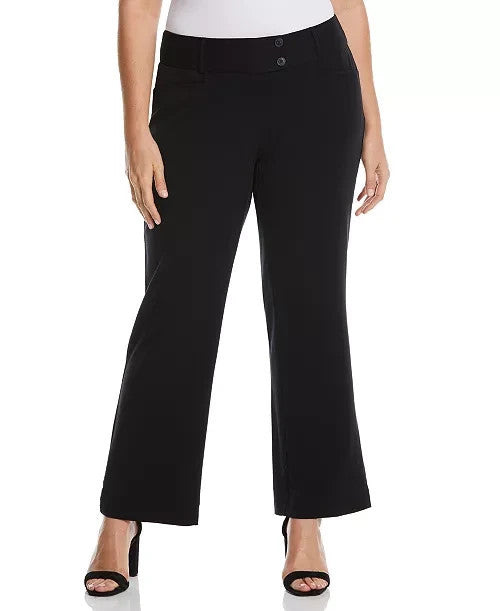Rafaella Plus Size Curvy Fit Bootcut Pants MSRP $89