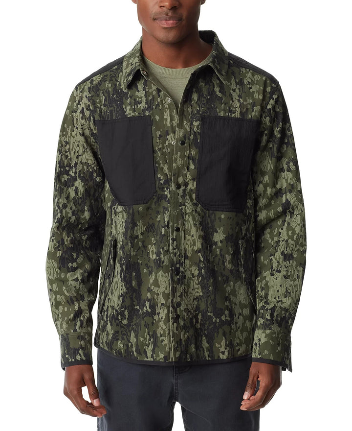 BASS OUTDOOR Worker Stretch Camouflage Shirt Jacket MSRP $89  # 6C 2383 NEW