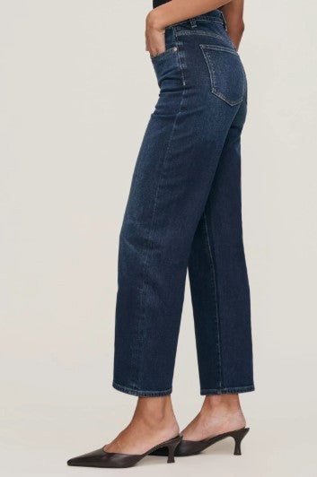 DL1961 Karmine Refined Wide Leg Sculp System High Rise Jeans MSRP $229