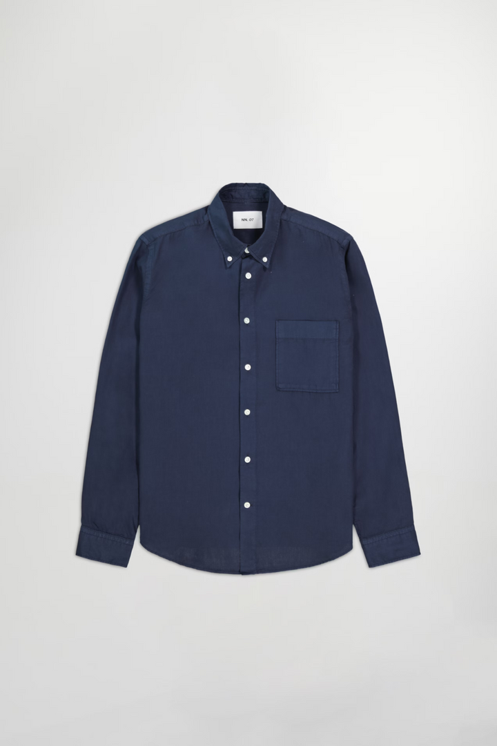 NN07 Arne Twill Regular Fit Button Down Shirt MSRP $185