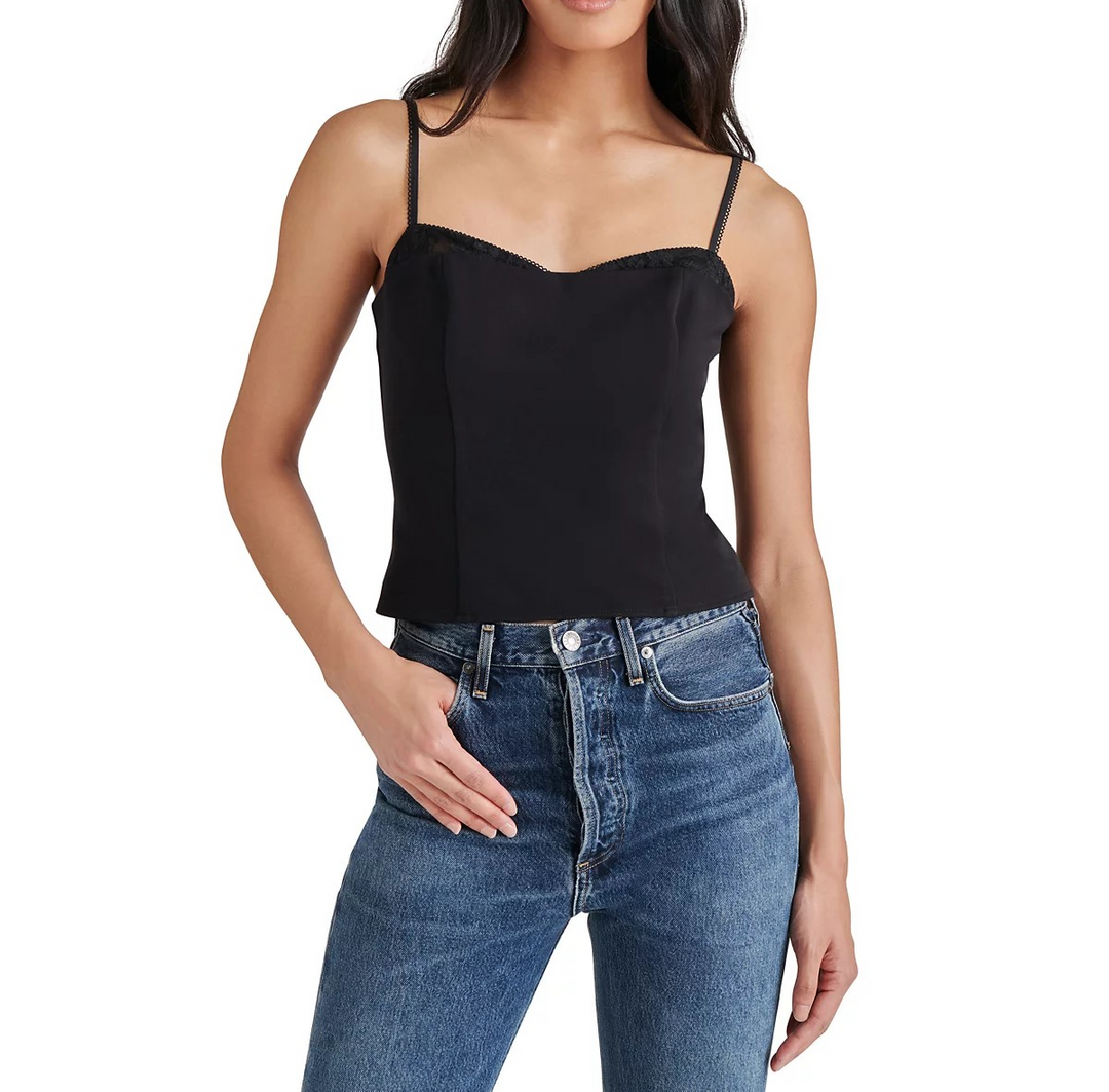 Steve Madden Women's Cooper Corset Top MSRP $69