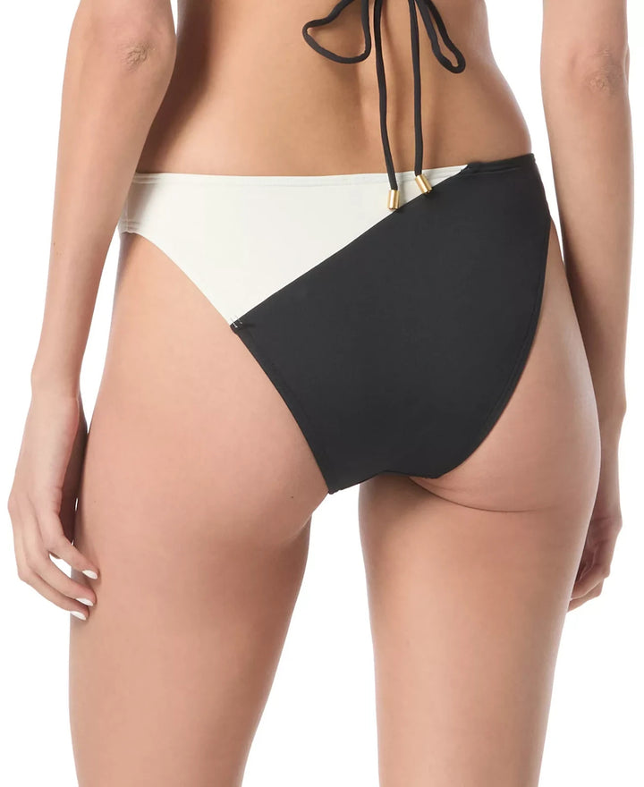 Vince Camuto Colorblocked High-Cut Bikini Bottoms MSRP $ 70