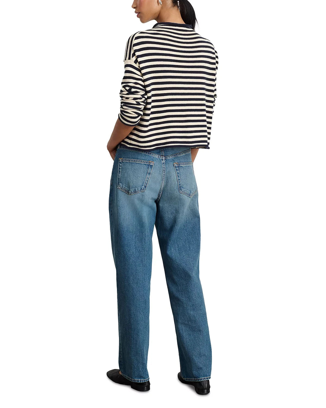 Alex Mill Taylor Striped Cardigan MSRP $175