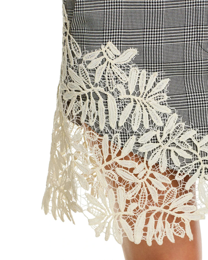 Essentiel Antwerp Crochet Trim Mini Skirt MSRP $310