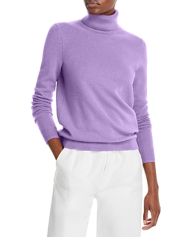 C by Bloomi Cashmere Turtleneck Sweater MSRP $178