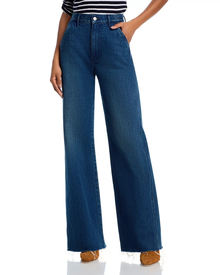 Veronica Beard Taylor High Rise Wide Leg Jeans MSRP $348