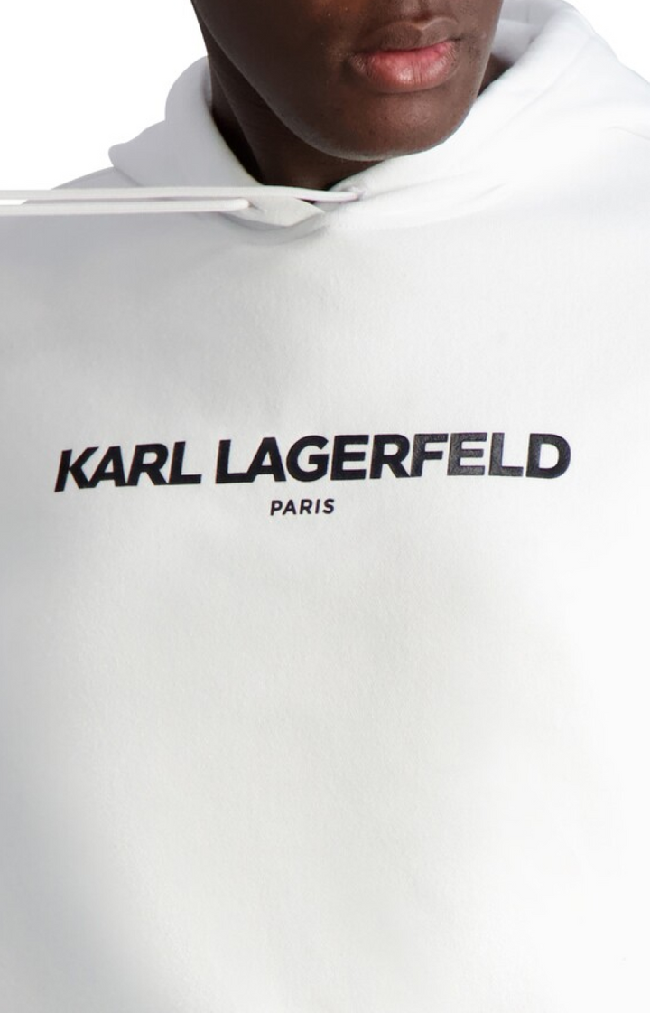 KARL LAGERFELD PARIS Embossed Logo Hoodie MSRP $99
