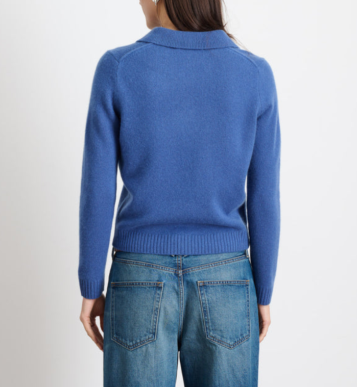 Alex Mill Alice Cashmere Polo Sweater MSRP $295