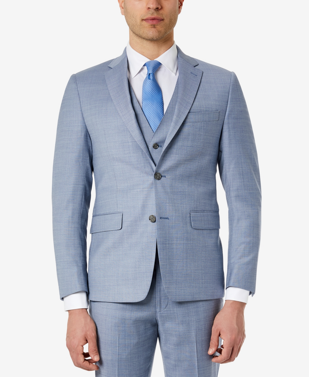 Calvin Klein Men's Skinny-Fit Wool-Blend Infinite Stretch Suit Jacket MSRP $450