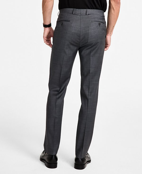 Calvin Klein Men's Slim-Fit Wool-Blend Stretch Suit Pants MSRP $200