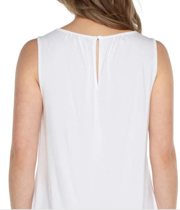 Liverpool Los Angeles A-Line Sleeveless Knit Top MSRP $44