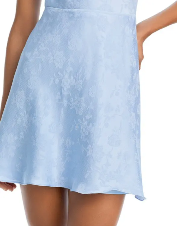 AQUA x Liat Baruch Silk Jacquard Mini Dress MSRP $128