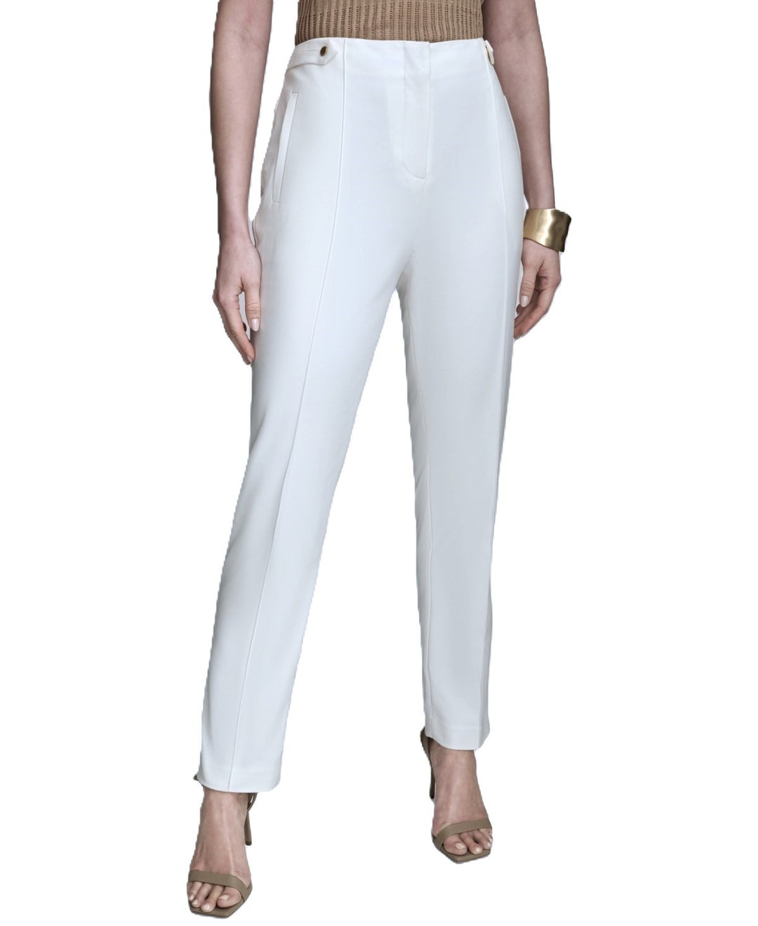 Donna Karan New York High Rise Slim-Leg Pants MSRP $119