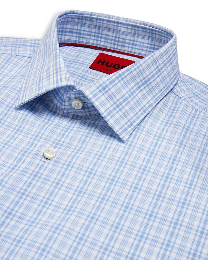 Hugo Kenno Plaid Slim Fit Dress Shirt MSRP $128