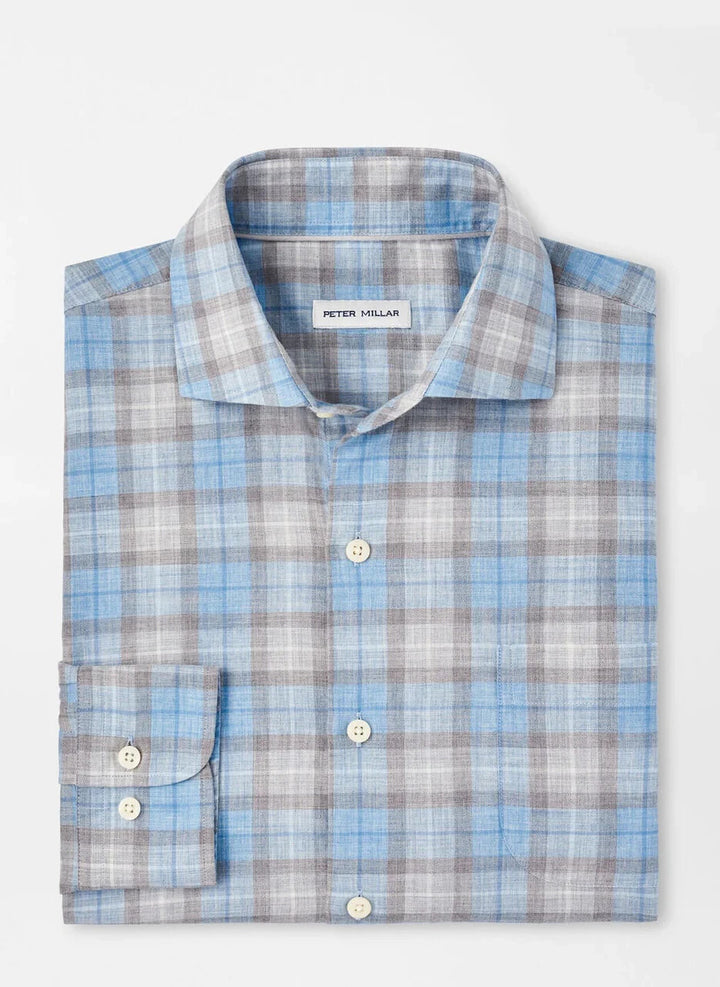 Peter Millar Langley Summer Soft Cotton Sport Shirt MSRP $160