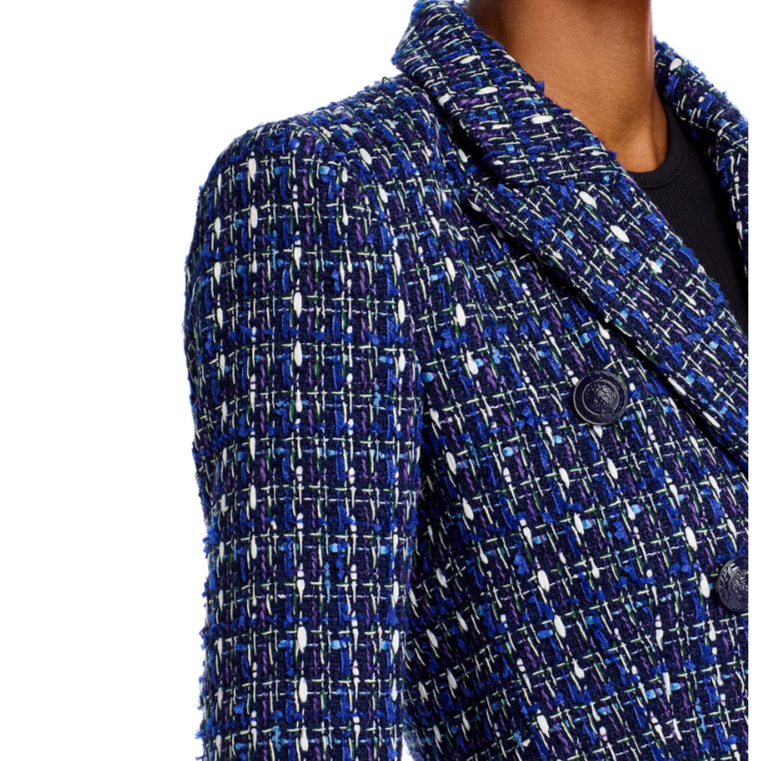 L'AGENCE Marie Tweed Blazer MSRP $675