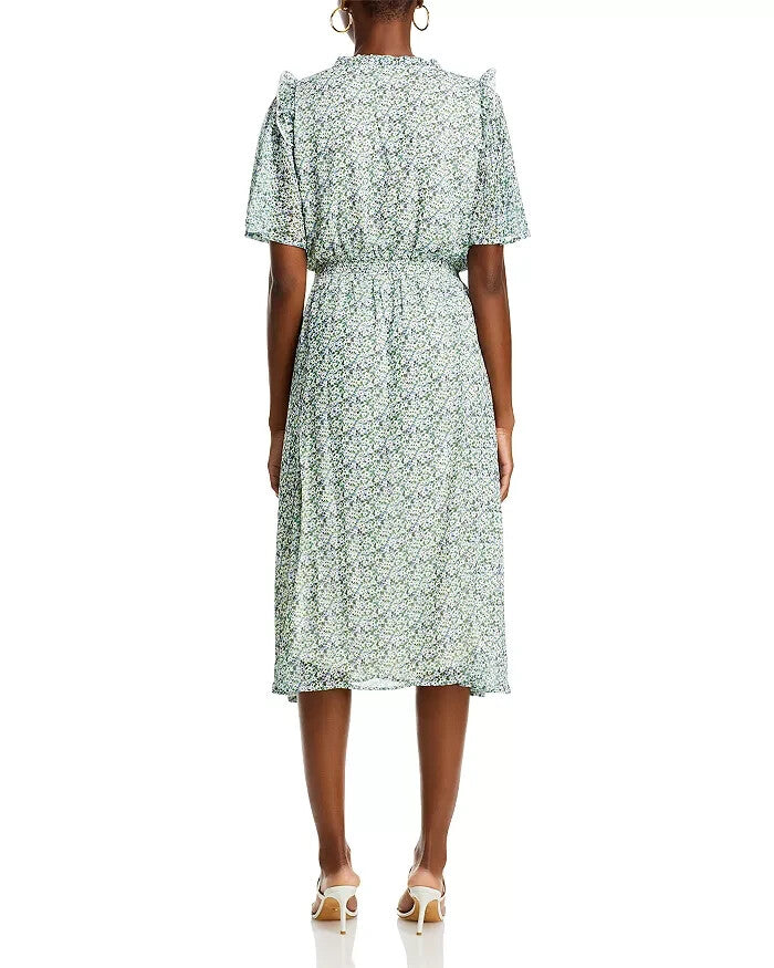 Koko + Mason Short Sleeve Midi Dress MSRP $98 Size L # 14B 1964