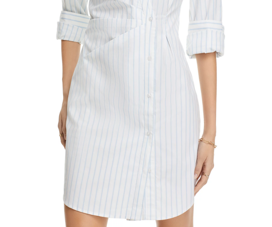 FRENCH CONNECTION Isabelle Striped Dress MSRP $88