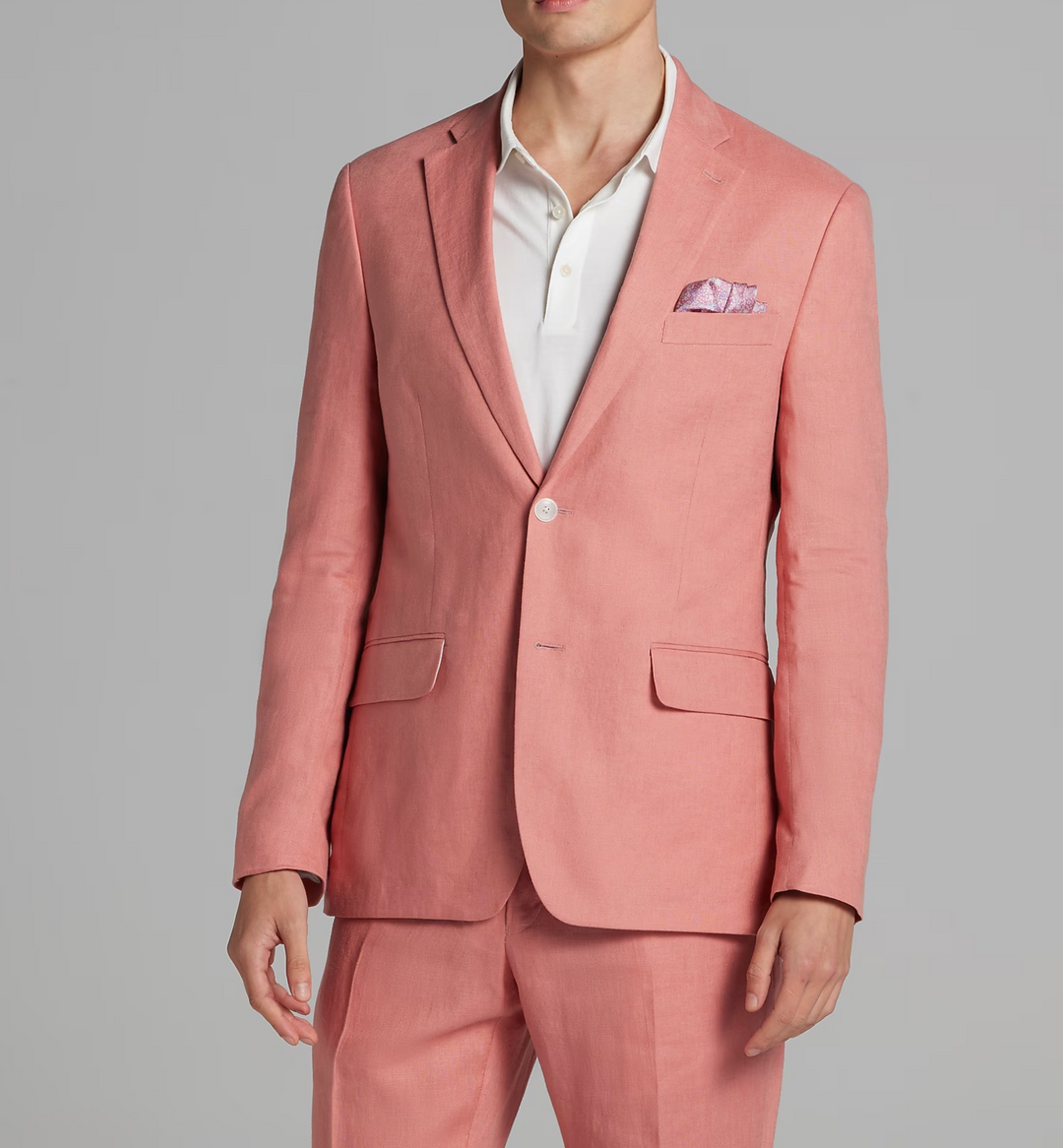 Tommy Hilfiger Modern Fit Linen Men's Suit Jacket MSRP $295