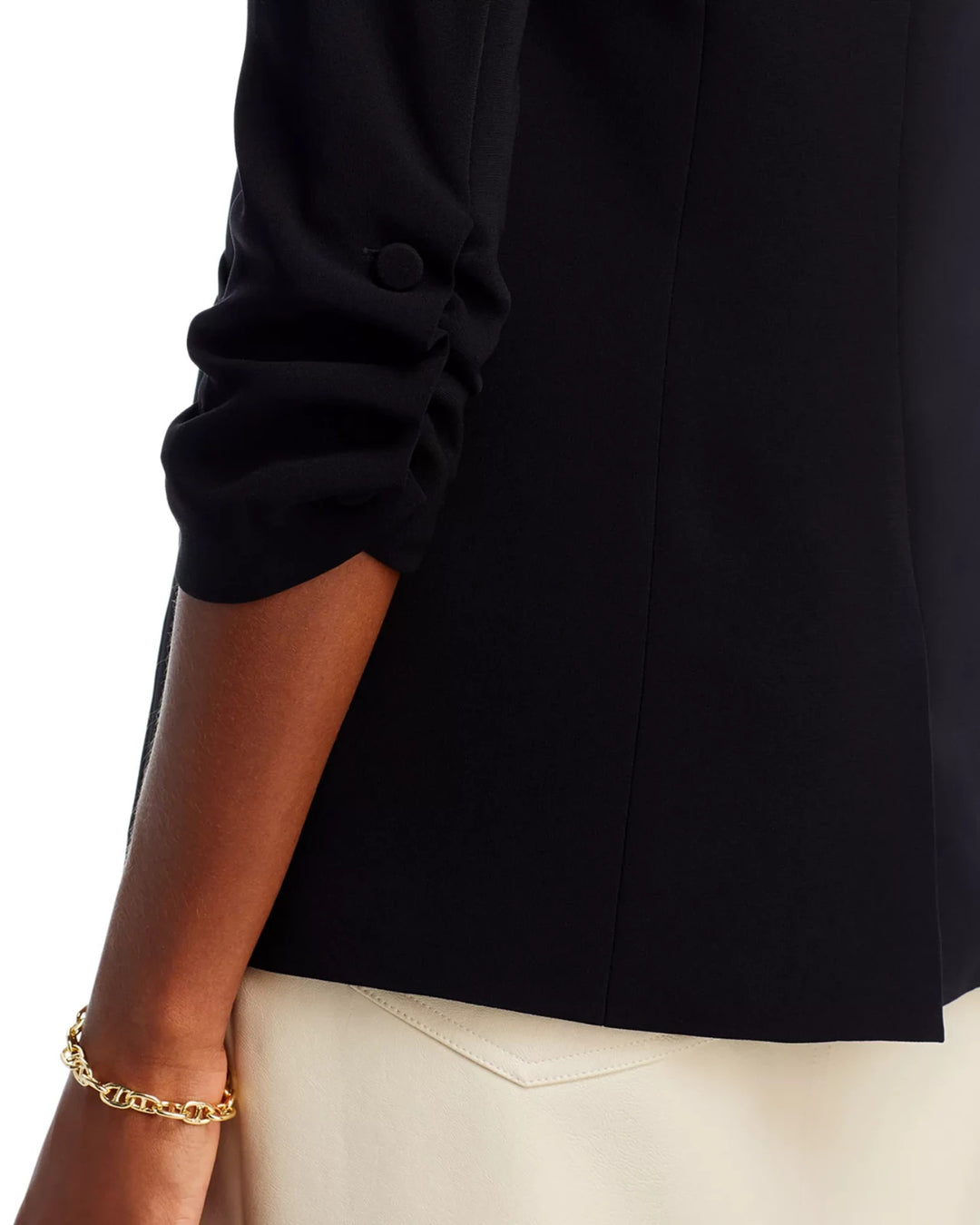 Cinq à Sept Khloe Ruched-Cuff Blazer MSRP $395