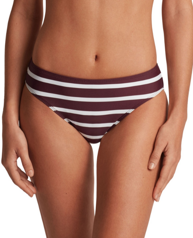 Lauren Ralph Lauren Striped Hipster Bikini Bottom MSRP $75