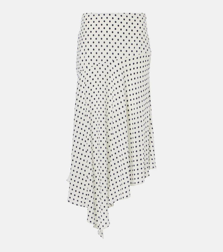 Veronica Beard Rosemary Polka Dot Midi Skirt MSRP $498
