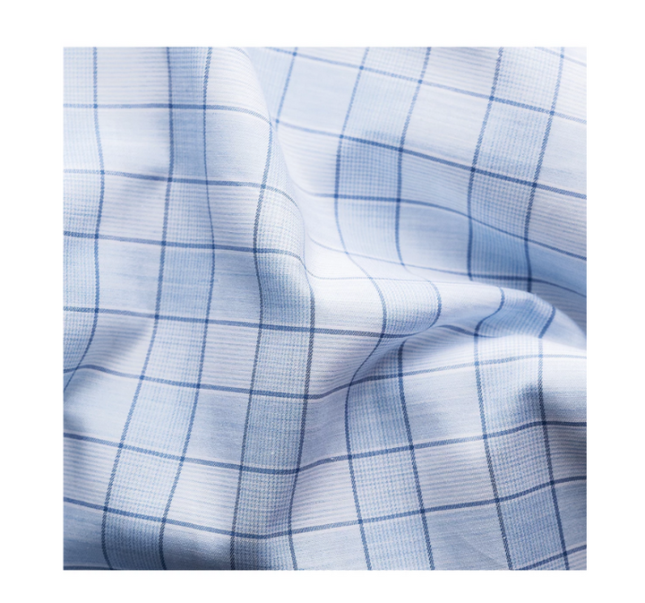 Eton Contemporary Fit Mélange Plaid Shirt MSRP $280