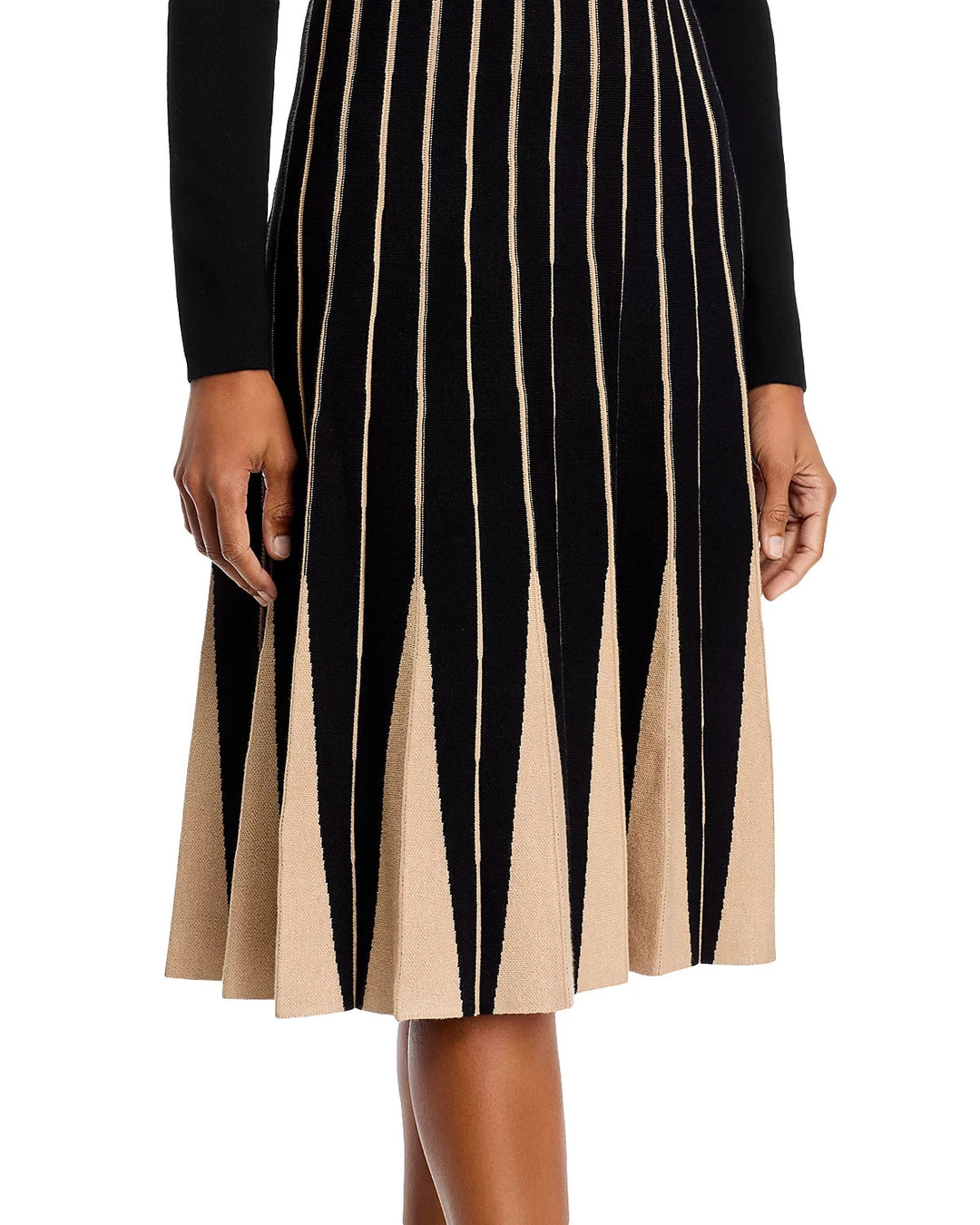 T Tahari Pleated Sweater Dress MSRP $128
