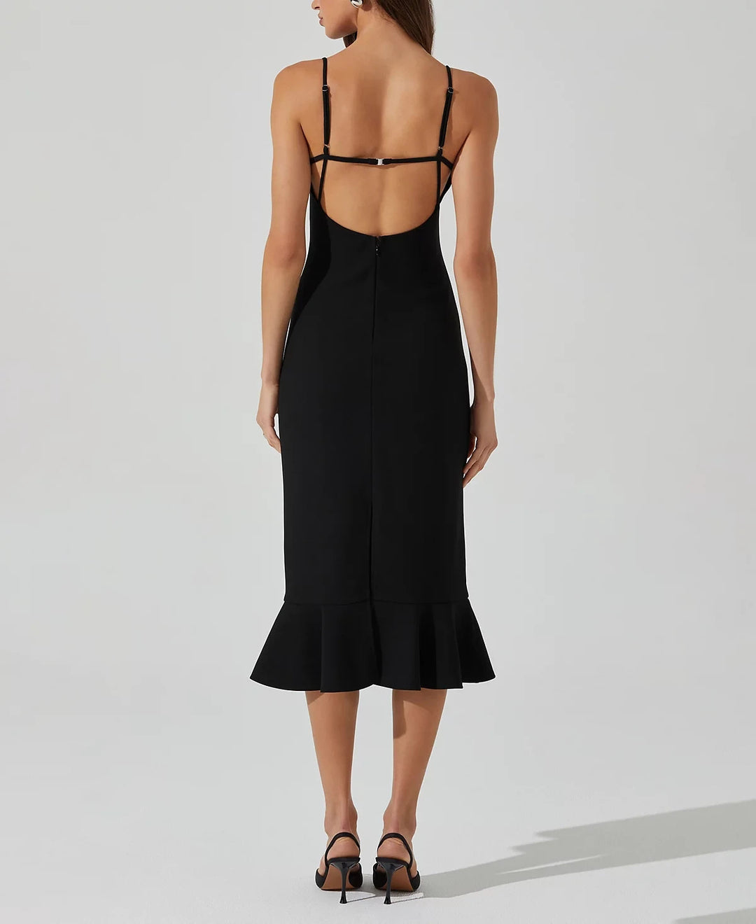 ASTR the Label Adana Sweetheart-Neck Dress MSRP $128