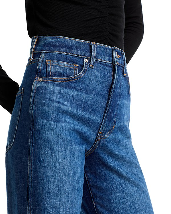 Veronica Beard Taylor High Rise Wide Leg Jeans MSRP $298