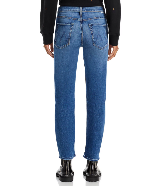 MOTHER The Mid Rise Rider Flood Jeans MSRP $248