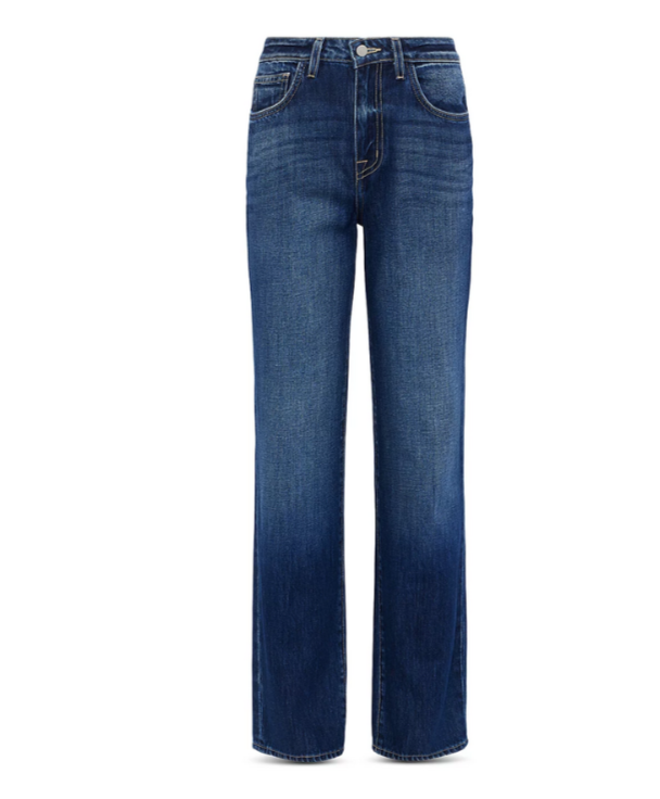 L'AGENCE Jones Ultra High Rise Stovepipe Straight Jeans MSRP $295