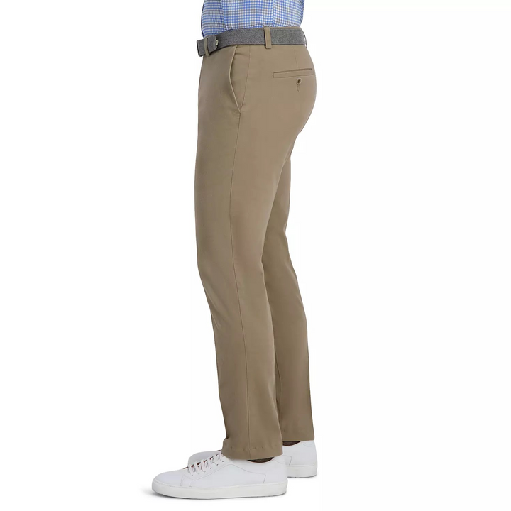 Haggar Men's Straight Fit Soft Chino Premium Dress Pant MSRP $80